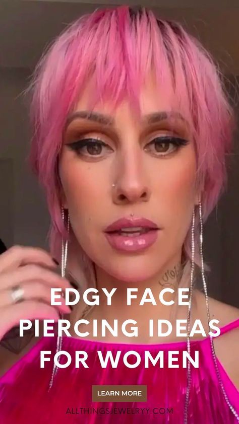 Celestial Orbital Piercing Concepts for Females #CelestialStyle #OrbitalOrnaments #GalacticGlam #SpaceAdornments #EtherealElegance Cheek Piercing Upper, Facial Piercing Ideas, Face Piercing Ideas, Cute Facial Piercings, Piercing Ideas For Women, Lower Lip Piercing, Double Nostril Piercing, High Nostril Piercing, Upper Lip Piercing