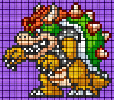 Funny Pixel Art, Mario Crafts, Perler Bead Mario, Anime Pixel, Piskel Art, Hamma Beads, Easy Pixel Art, Pixel Art Templates, 8bit Art