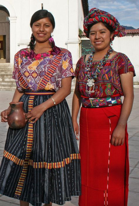 Indigenous Guatemalan women in traditional clothing Guatemalan Traditional Dress, Indigenous Traditional Clothing, Guatemalan Traditional Clothing, Traditional Chilean Clothing, Guatemala Culture Traditional Dresses, Traditional Guatemalan Clothing, Guatemala Traditional Clothing, Brazil Traditional Clothing, Guatemalan Dresses