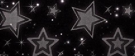 Black Widget Pictures, Black Star Background, Desktop Wallpaper Black, Dark Y2k, Star Banner, Black And White Stars, Cute Desktop Wallpaper, Y2k Wallpaper, Obey Me