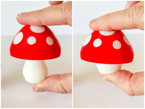 Squishy Mushroom 2 Sizes STL Files for 3D Printing - Etsy 3d Printer Files, Stl Files, 3d Printer, 3d Printing, Printer, Stuffed Mushrooms, United States, Ships, Purse