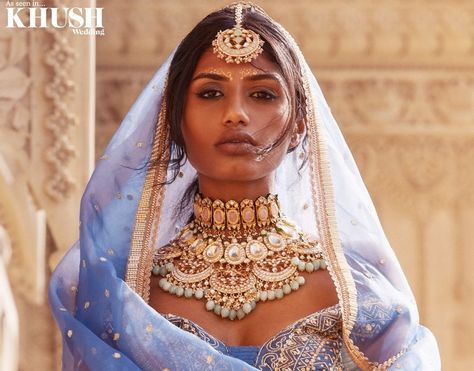 Beauty Experts Dispel 6 Myths About Dusky Skin Lehenga For Dusky Skin Tone, Dusky Skin Saree Look, Dusky Skin Makeup, Dusky Skin, Remedies For Glowing Skin, Neutral Skin Tone, Blue Veil, Hair Bun Tutorial, Colors For Skin Tone