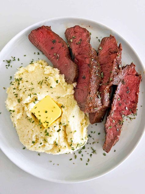 Flat Iron Steak Recipe - Healthy Recipes Blog Healthy Steak Recipes, How To Reheat Steak, Flat Iron Steak Recipes, Steamed Asparagus, Flat Iron Steak, Healthy Grilling Recipes, Steak Recipe, Healthy Food Blogs