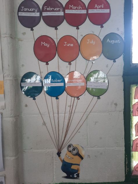 Minion Classroom Theme, Minion Classroom, Minion Decorations, Birthday Chart, Minion Theme, Classroom Doors, Minion Birthday, New Classroom, Classroom Door