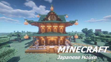 Minecraft Samurai, Samurai Statue, Samurai House, Minecraft Japanese House, Minecraft Japanese, House Tutorial, Minecraft House Tutorials, Minecraft Tutorial, Minecraft Buildings