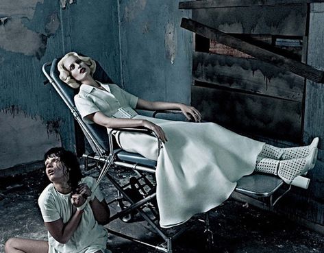 Halloween Fashion Editorial, Crystal Renn, Steven Klein, Karolina Kurkova, Interview Magazine, Rush Limbaugh, Halloween Fashion, Womens Rights, Dark Side