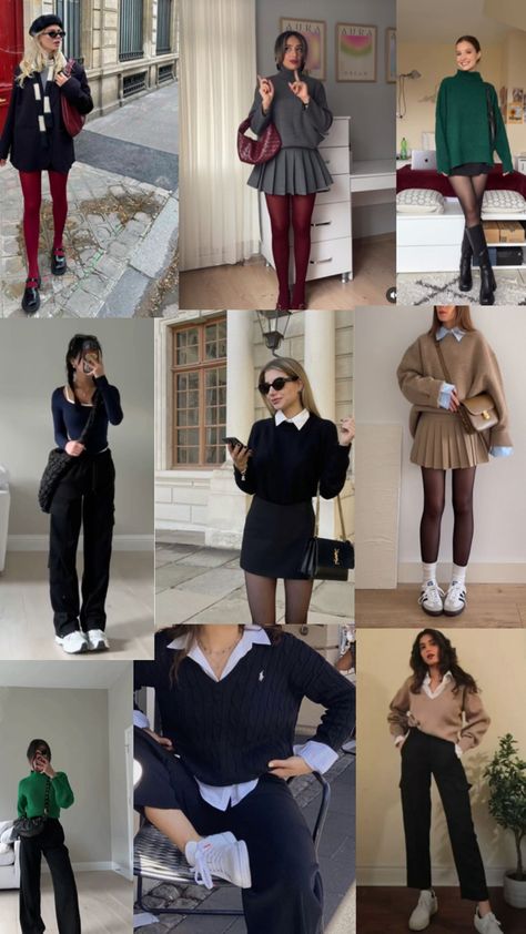 My moodboard aesthetic for this winter 2024 Winter Outfit Inspo 2024 Women, Fall Outfits 2024 Skirt, Winter Fashion Inspo 2024, Winter Outfits Aesthetic 2024, Outfits Winter 2024, Winter Outfit 2024, Winter Trends 2024, Winter 2024 Outfits, Women's Winter Outfit