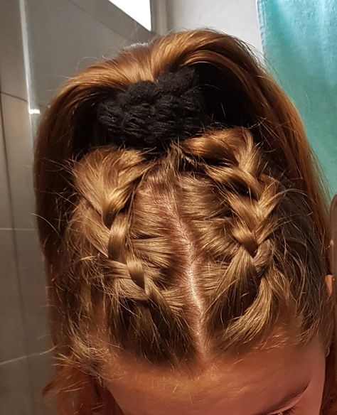 Front Braid Ponytail, French Braids Into Ponytail, Dutch Braids Into Ponytail, Long Hair Ponytail Styles, Plaited Ponytail, Dutch Braid Ponytail, Gym Hair, Track Hairstyles, French Braid Ponytail