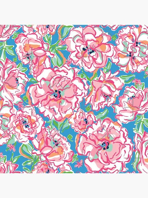 "Floral Pink Pattern Lily" Sticker for Sale by abbyconnellyy | Redbubble Lilly Pulitzer Wallpaper, Vera Bradley Wallpaper, Lilly Pulitzer Iphone Wallpaper, Lilly Pulitzer Patterns, Sf Wallpaper, Lilly Prints, Lilly Pulitzer Prints, Lilly Pulitzer Inspired, Lilly Inspired