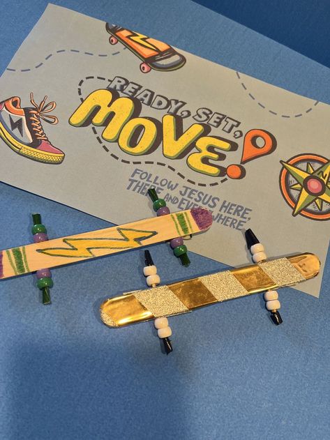 Orange Vbs 2023 Ready Set Move Preschool Crafts, Orange Vbs 2023 Ready Set Move Crafts, Ready Set Move Vbs Crafts, Ready Set Move Vbs, Orange Vbs, San 2023, Vacation Bible School Craft, Summer Camp Art, Vbs Craft