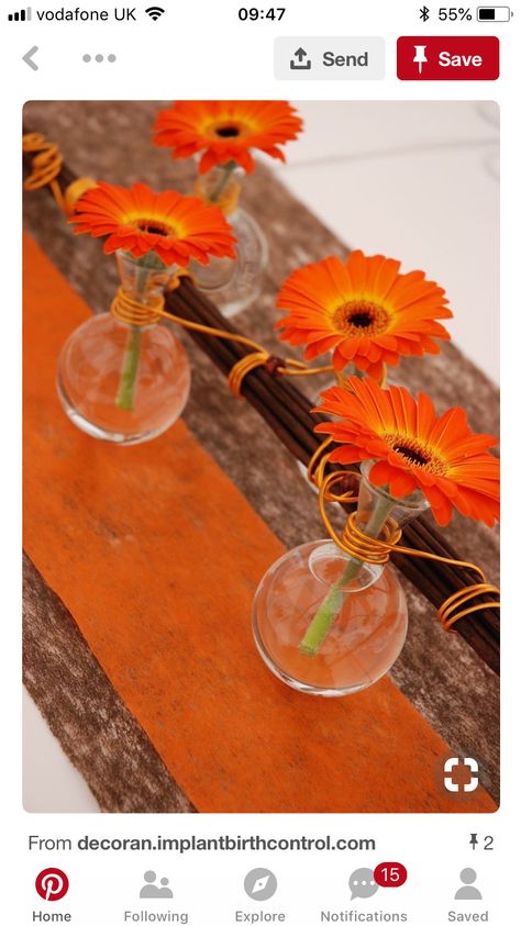 Romantic Table Setting, Wedding Table Decoration, Orange Party, Orange Spice, Christmas Cocktails Recipes, Woodland Party, Theme Wedding, Camping Gifts, Centerpiece Decorations