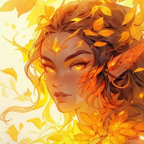 Fall Eladrin, Eladrin Female, Concept Ideas, Female Character Design, Elf, Character Art, Character Design, Art