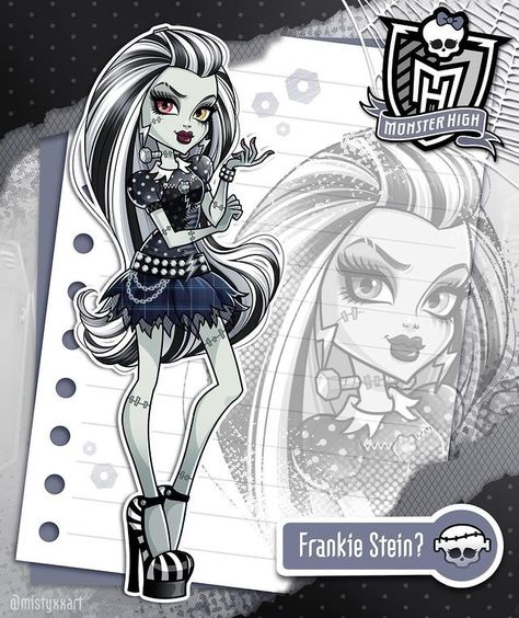 🖤Shadow Ghouls🖤: Frankie Stein #monsterhigh #frankiestein #monsterhighfrankie #frankiemonsterhigh #monsterhighart #monsterhighfanart #art… | Instagram Frankie Stein Fanart, Monster High Ghouls Rule, Ghouls Monster, Monster High Frankie Stein, Monster High Frankie, Shadow Monster, High Characters, Arte Monster High, Monster High Pictures