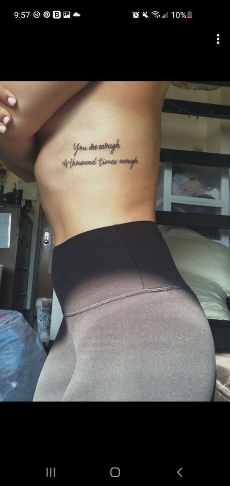 You Are Enough Tattoo, Enough Tattoo, You Are Enough, I Tattoo, Tattoo Quotes, Tatting, Tattoo Ideas, Tattoos, Photography