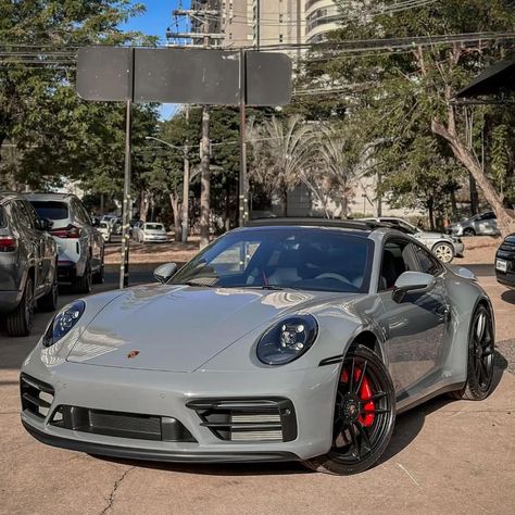 Nardo Grey, Grey Car, Porsche Taycan, Awesome Pictures, Porsche Carrera, My Ride, Sport Cars, Dream Cars, Porsche