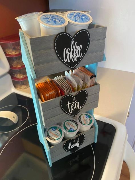 Dollar Tree Coffee Bar Organizer Dollar Tree Coffee Bar Ideas, Diy Shelf Ideas, Coffee Bar Organizer, Coffee Organization, Diy Shelf, Coffee Bar Ideas, Coffee Stand, Diy Coffee Bar, Crafty Decor