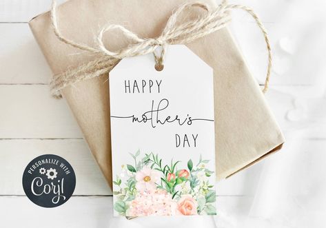 Mother’s Day Tags, Mothers Day Labels, Mothers Day Tags, Gift Tag Template Printable, Boo Gift, Editable Gift Tags, Tea Cup Gifts, Gift Tag Template, Balloon Ideas