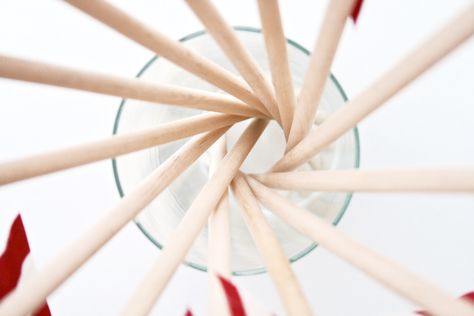 Easy Patriotic Centerpiece with Flags and a Vase via @PagingSupermom Center Piece Ideas, Patriotic Centerpieces, Small Flags, Patriotic Decorations, Super Mom, July 4th, Usa Flag, Flag, Hair Accessories