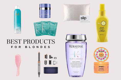 For blondes, by blondes. Discover the top rated blonde hair care products to keep your blonde hair vibrant and healthy. Blonde Hair Care Products, Blonde Hair Products, Best Blonde Hair, Moroccanoil Dry Shampoo, Best Clarifying Shampoo, Best Purple Shampoo, Hair Sunscreen, Was It Worth It, Blonde Hair Care