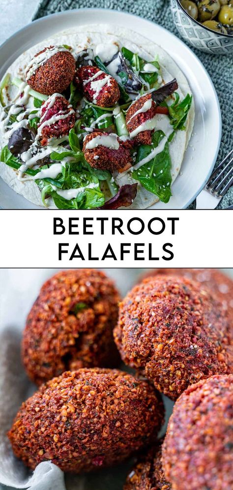 Vegetarian Beetroot Recipes, Beetroot Falafel Recipe, Vegan Recipes With Beetroot, Recipe With Beetroot, Dinner Recipes With Beets, Beet Recipes Vegan, Cooked Beetroot Recipes, Leftover Beets Recipe, Fresh Beetroot Recipes