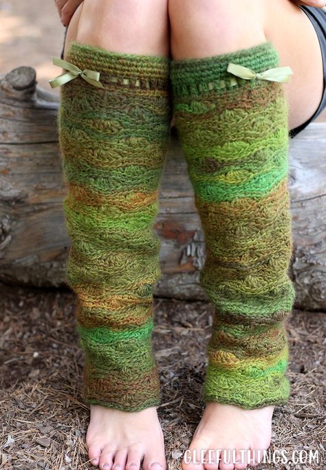 New Crochet Pattern: Wilderness Leg Warmers Legwarmers Pattern Free, Forest Goblincore, Crochet Legwarmers, Knit Leg Warmers Pattern, Leg Warmers Crochet Pattern, Leg Warmers Pattern, Crochet Boot Cuffs, Knitted Leg Warmers, Crochet Leg Warmers