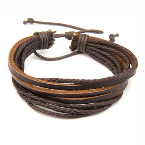 Mens Bracelet Designs, Leather Charm Bracelets, Faux Leather Bracelets, Handmade Leather Bracelets, Leather Bangle, Genuine Leather Bracelet, Bracelets Design, Trendy Bracelets, Black Leather Bracelet