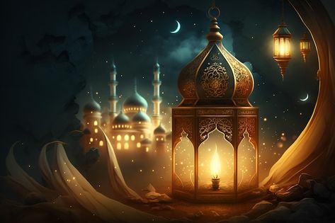 Photo islamic ramadan kareem and eid gre... | Premium Photo #Freepik #photo #crescent #crescent-moon #eid-moon #eid-3d Ramzan Image, Ramadan Dps, Ramzan Images, Ramadan Wallpaper, Moon Ramadan, Eid Moon, Arabian Knights, Ramadan Photos, Ramadhan Kareem