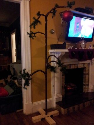 The Charlie Brown Christmas Tree : 6 Steps - Instructables Kids Church Christmas, Tree In The House, Brown Christmas Tree, A Charlie Brown Christmas, Charlie Brown Tree, Charlie Brown Christmas Tree, Brown Tree, Outdoor Christmas Tree, Christmas Table Centerpieces