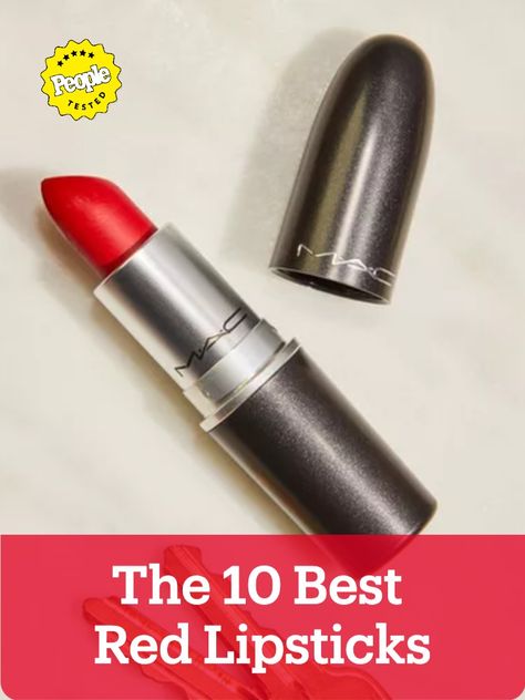 Read all about our 10 picks for best red lipsticks in a variety of formulas and finishes for any budget, from luxury to drugstore. Best Drugstore Red Lipstick, Lip Color Shades, Indie Beauty Brands, Lip Patch, Best Red Lipstick, Red Lip Color, Melt Cosmetics, Maybelline Super Stay, Lip Hydration