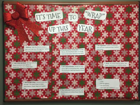 Christmas Ra Bulletin Board, Ra Christmas Bulletin Boards, Christmas Bulletin Boards For School, New Year Bulletin Boards, Res Life Door Decs, December Bulletin Boards, Inspirational Bulletin Boards, Thanksgiving Bulletin Boards, College Bulletin Boards