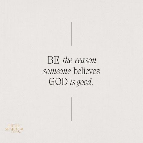 Be the reason someone believes God is good. I don’t say this lightly, because sometimes what you’ve been through or the imperfections in your daily walk can be the light they need to see and that life may not be perfect but a perfect God walks beside you through it all. Let your actions speak louder than your words, showing love, kindness, and grace to everyone you encounter. In a world longing for hope, let your life point others to the source of true joy and peace. #BeTheReason #SpreadHope ... Showing Love, Joy And Peace, Actions Speak Louder, Be The Reason, Be The Light, Verses Quotes, Daily Walk, Bible Verses Quotes Inspirational, Verse Quotes