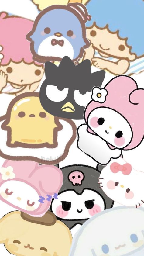 #sanrio#stikers#cute Sanrio Comic, Sanrio Collage, Sanrio Doodles, Cute Sanrio, Profile Pics, Sanrio Characters, I Wallpaper, Profile Photo, Iphone Wallpapers