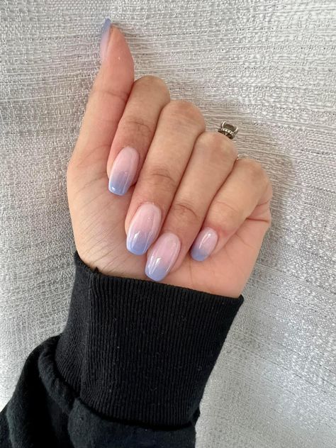 Ombré Dip Nails Round, Half Dip Nails, Ombre Nails Dipping Powder, Umbrae Dip Nails, Ombre Nails Dip, Purple Ombre Dip Nails, Dip Nails Purple Ombre, Dip Powder Nails Green Ombre, Dipped Nails Ideas Powder Ombre