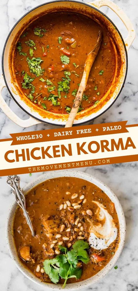 Ayurveda Chicken Recipes, Gluten Free Indian Recipes, Dairy Free Indian Recipes, Paleo Indian Recipes, Chicken Breast Curry, Herb Chicken Recipes, Chicken Korma Recipe, Paleo Dinners, Minced Chicken Recipes