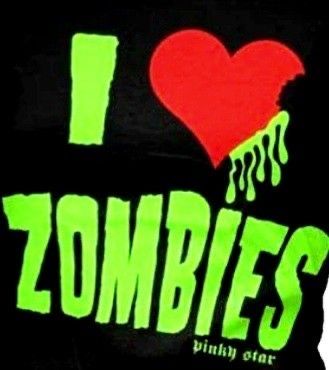 I Love Zombies, Neon Green, Zombie, Audio, Neon, I Love, The World, Green, Red