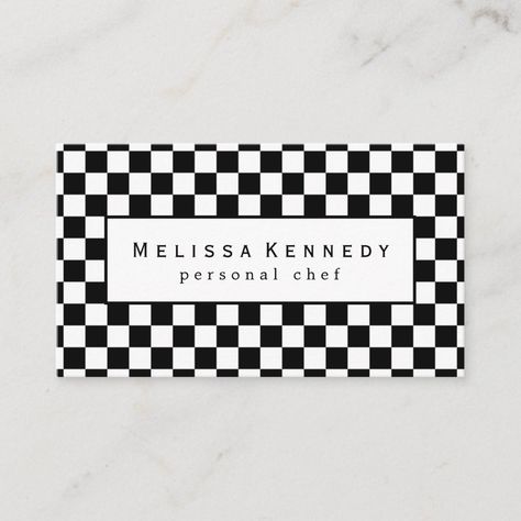 Checkered Business Card, Business Cards Black, Business Card Pattern, Welcome Card, Checker Design, Black Business Card, Custom Business Cards, Professional Business Cards, Letterhead