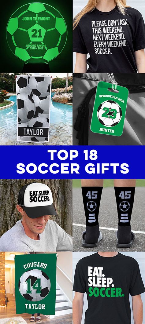 Team Swag Bag Ideas, Personalized Soccer Gifts, Soccer Swag Bag Ideas, Soccer Coach Gifts End Of Season, Soccer End Of Season Gift Players, Soccer Gifts For Boys, Soccer Goodie Bag Ideas Team Gifts, Soccer Team Gifts End Of Season, Senior Night Gift Ideas Soccer