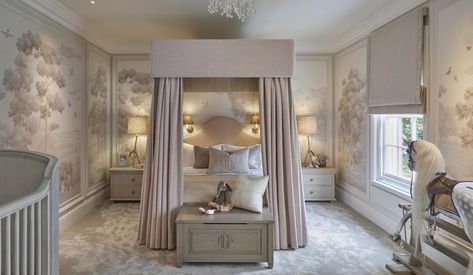 Sophie Paterson Interiors, Sophie Paterson, Safari Wallpaper, Old Room, Childrens Bedrooms, Bed Room, Girls Bedroom, Interior Designer, Kids Bedroom