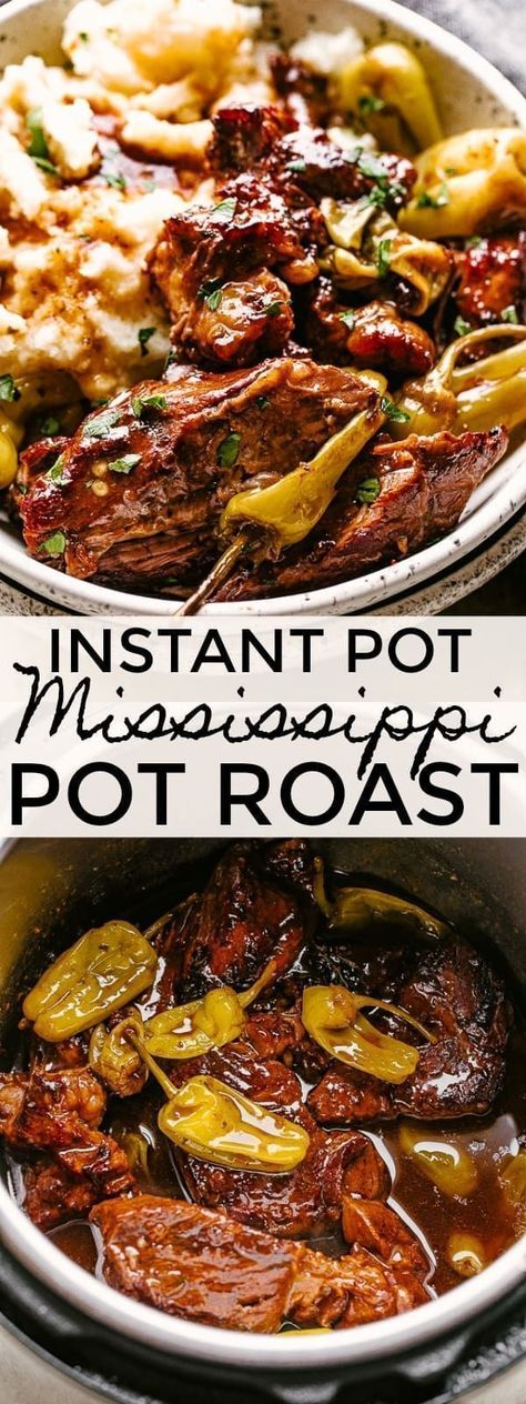 Instant Pot Roast, Roast Crockpot, Mississippi Roast Recipe, Instant Pot Pot Roast, Pot Roast Crock Pot Recipes, Easy Pot Roast, Mississippi Pot, Mississippi Roast, Pot Roast Recipe