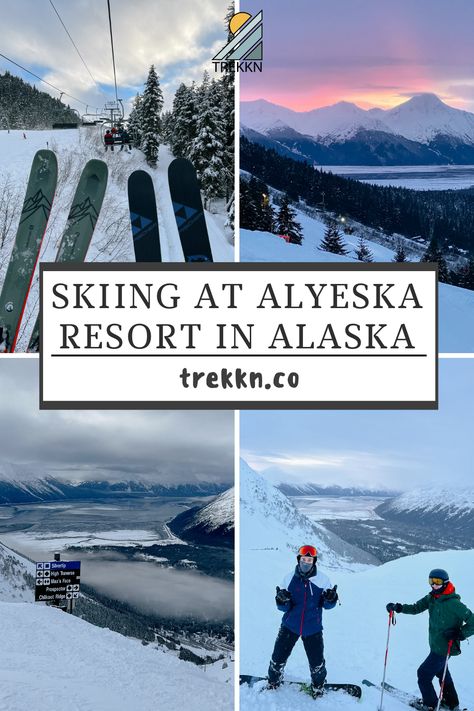 If you're looking for a winter destination that offers a truly unique experience, the Alyeska Resort in Alaska may just be your ideal destination. This world-class ski resort located near Anchorage offers some of the best skiing in North America, with a range of terrain that is sure to challenge any skier. With plenty of things to do both on the slopes and off them, Alyeska is the perfect winter getaway and a must-visit on any Alaskan vacation. Alyeska Resort Alaska, Alyeska Alaska, Alaska In Winter, Alaskan Vacation, Alaska National Parks, Alaska Winter, Sitka Alaska, Winter Travel Destinations, Alaska Adventures