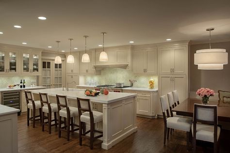 Kitchens | Kitchens Remodeling Services in NJ Kitchens Design, Cream Kitchen, Bath Renovation, Home Renovations, Home Addition, Kitchen And Bath Design, White Countertops, Traditional Kitchen, Custom Kitchen