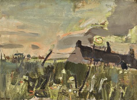 Joan Eardley, Sothebys Art, Scottish Art, Scottish Artists, Scottish Landscape, Abstract Art Landscape, Landscape Artist, Female Artists, Artist Art