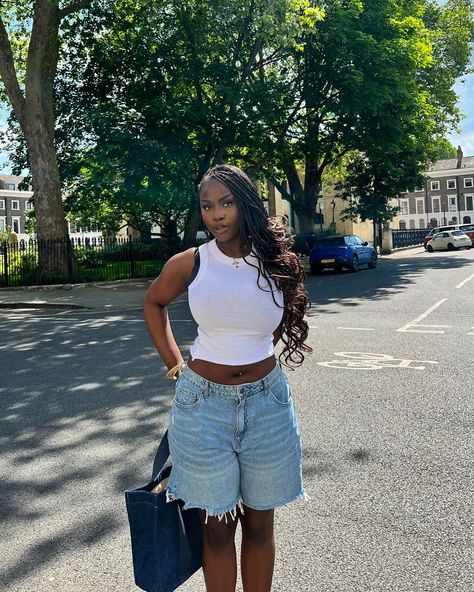 the perfect day wearing @cottonon_gb 🤍 ad #jorts #summerfashion London Summer, College Fits, Summer Vacation Outfits, The Perfect Day, Instagram Pose, Fashion Lookbook, Vacation Outfits, Perfect Day, Fitness Inspo