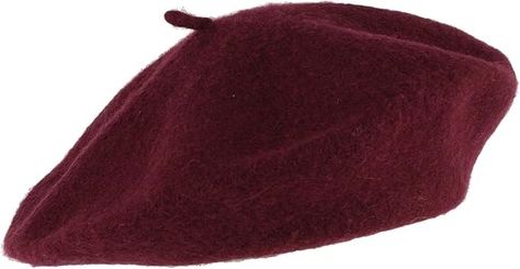 Hat To Socks Wool Blend French Beret for Men and Women in Plain Colours (Burgundy) at Amazon Women’s Clothing store French Beret, French Colors, Nyc Trip, Berets, Amazon Women, Clothing Store, Wool Blend, Top Styles, Fashion Branding