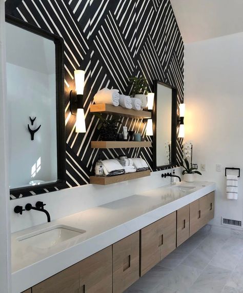 Powder Room Renovation, Bathroom Design Decor, Room Renovation, Bathroom Inspiration Decor, Up House, Bathroom Redo, Dream Bathrooms, Bathroom Renos, Bathroom Remodel Master