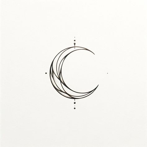 Minimalist Moon Tattoo Women, 2 Moon Tattoo, Moon Symbolism Tattoo, Upside Down Crescent Moon Tattoo, Moon Tattoo Grunge, Bohemian Moon Tattoo, Elegant Moon Tattoo, Moon Halo Tattoo, Moon Beam Tattoo