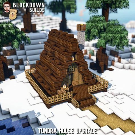 Best Minecraft Builds on Instagram: “Tundra House Upgrade (SWIPE) 🏠 👉 Follow @minecraftible for inspirational minecraft builds! ━━━━━━━━━━━━━━━━━━ Credit: @blockdown_builds…” Tundra Minecraft Builds, Tundra Minecraft House, Blockdown Builds, Minecraft Tundra Builds, Minecraft Tundra House, Statue Minecraft, Case Minecraft, Minecraft Idea, Mc Ideas