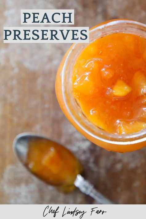 Peach Preserves Peach Preserves Recipe Easy, Peach Freezer Jam Recipe No Pectin, Peach Preserves Recipe No Pectin, Peach Freezer Jam Sure Jell, Peach Preserves Recipe, Peach Preserves, Juicy Peach, Peach Syrup, Peach Juice