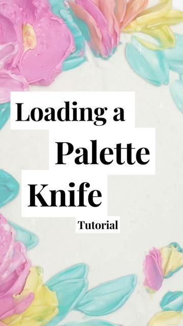 Cake Painting Tutorial, Decorator Frosting Recipe, Cake Artwork, Buttercream Decorating, Knife Skills, Royal Icing Flowers, Icing Techniques, Icing Flowers, Palette Knife Art