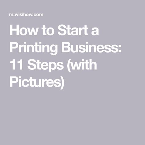 How to Start a Printing Business: 11 Steps (with Pictures) T Shirt Printing Business, Shirt Printing Business, Start A Jewelry Business, Brochure Holders, Flyer Printing, Writing A Business Plan, Community Business, Shirt Printing, T Shirt Printing